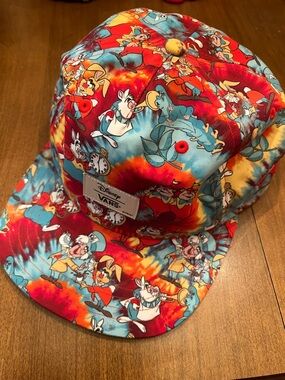 Vans x Disney Tie-Dye Alice in Wonderland Cap - Red, Blue & Orange